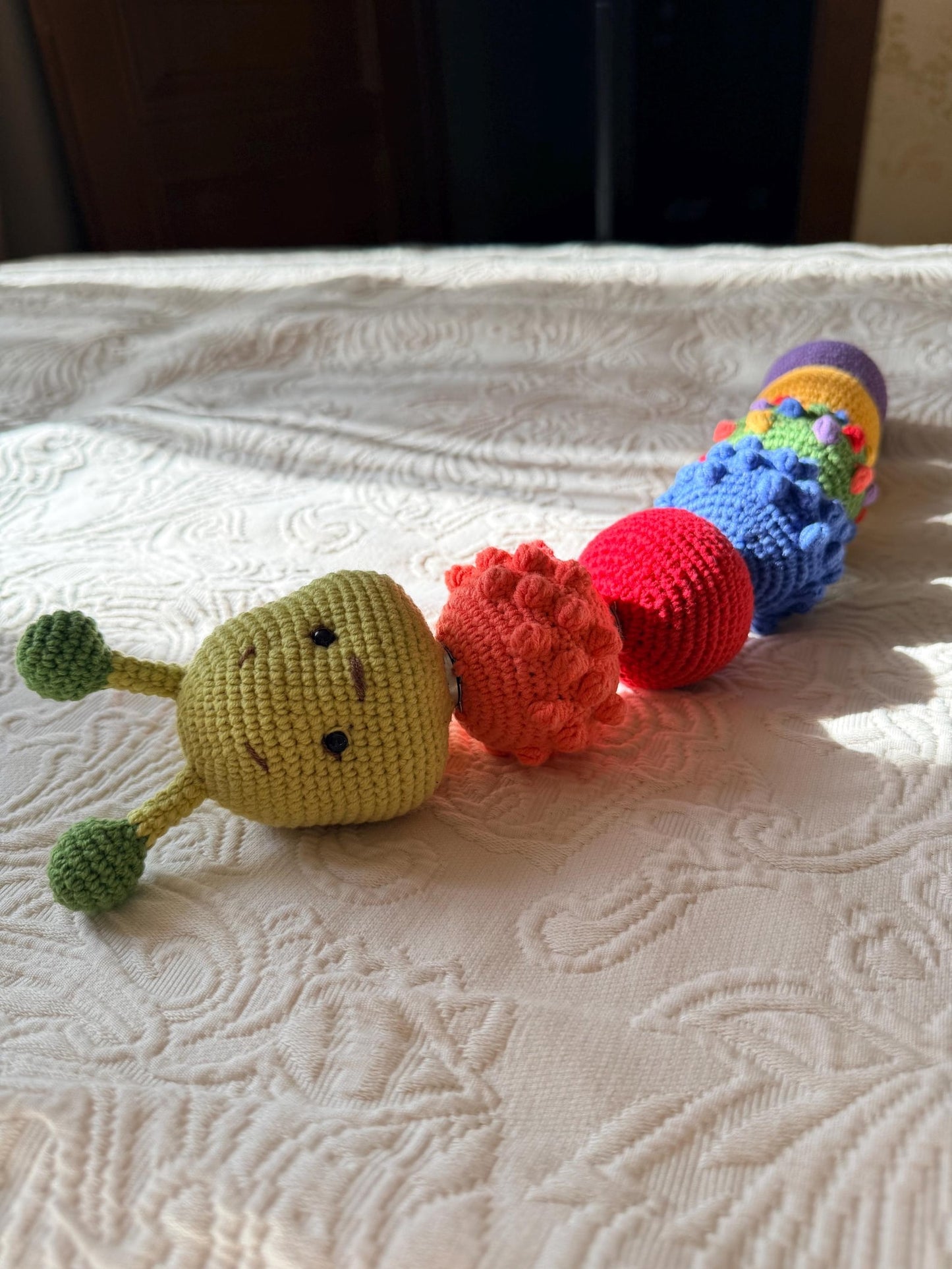 Montessori Caterpillar Crochet Game Pattern
