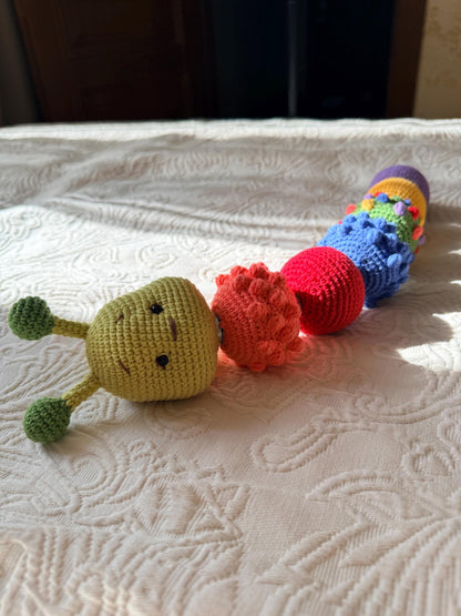 Montessori Caterpillar Crochet Game Pattern