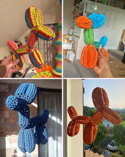 3D Balloon Dog - Crochet Pattern
