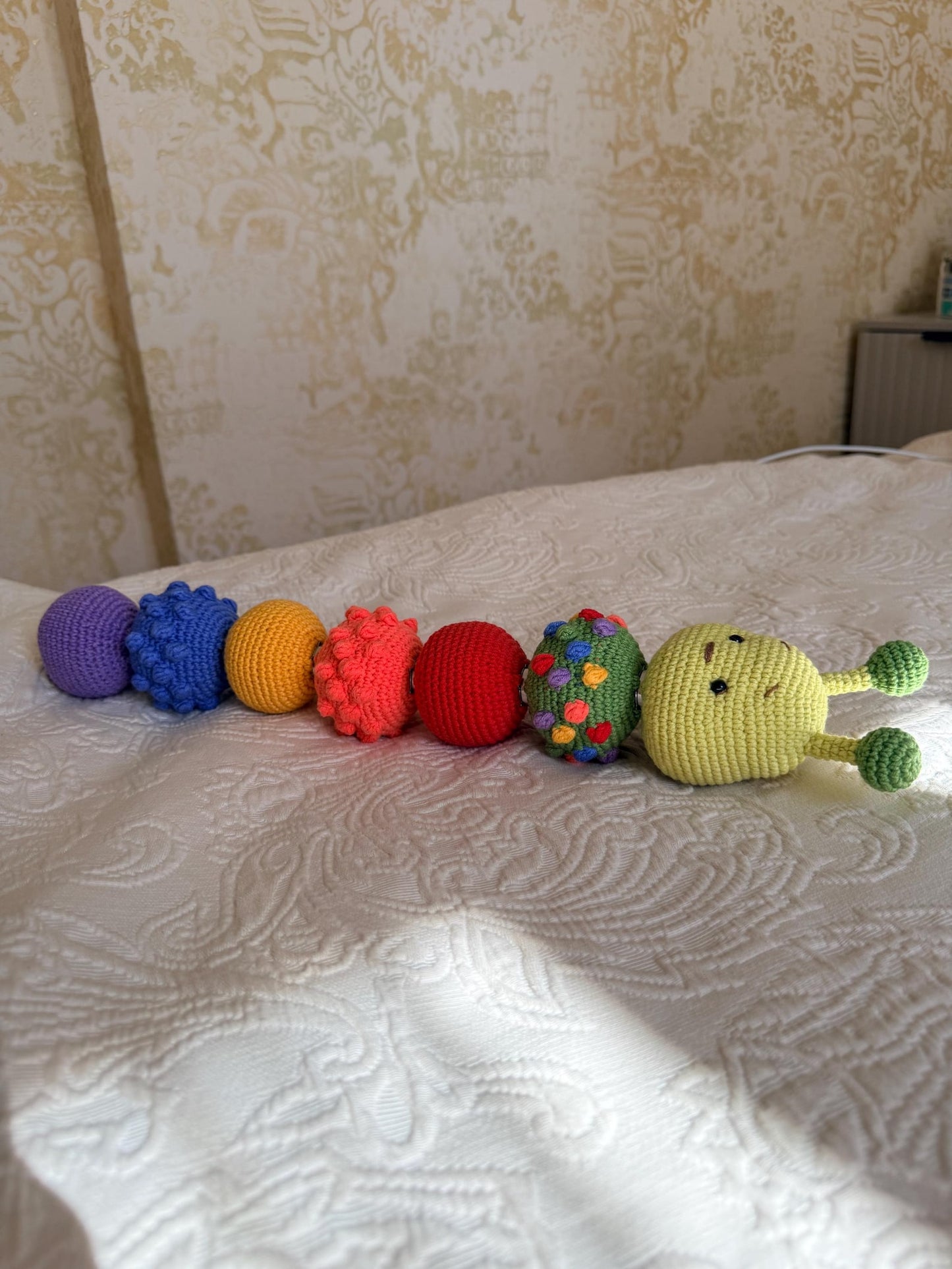 Montessori Caterpillar Crochet Game Pattern