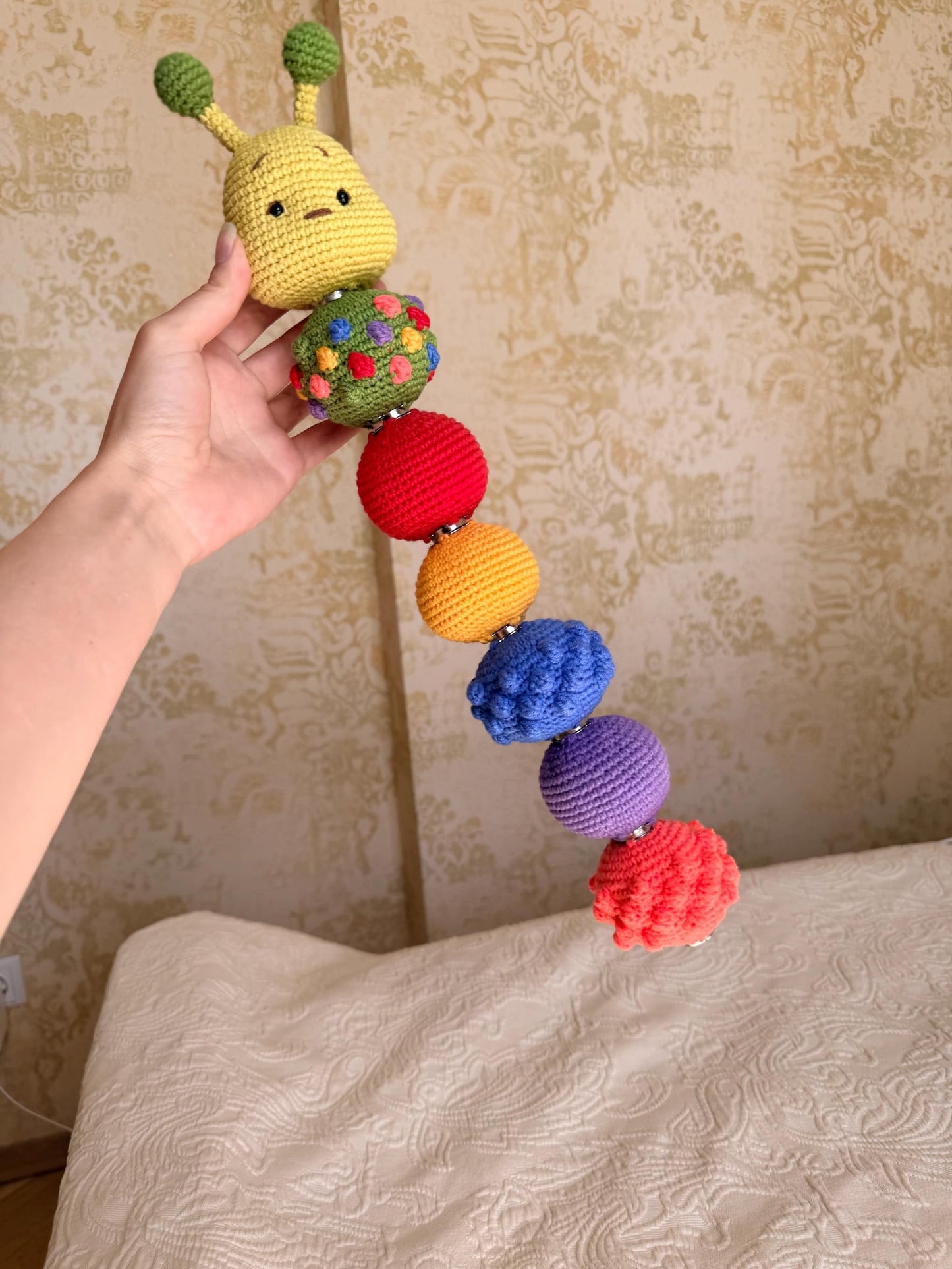 Montessori Caterpillar Crochet Game Pattern