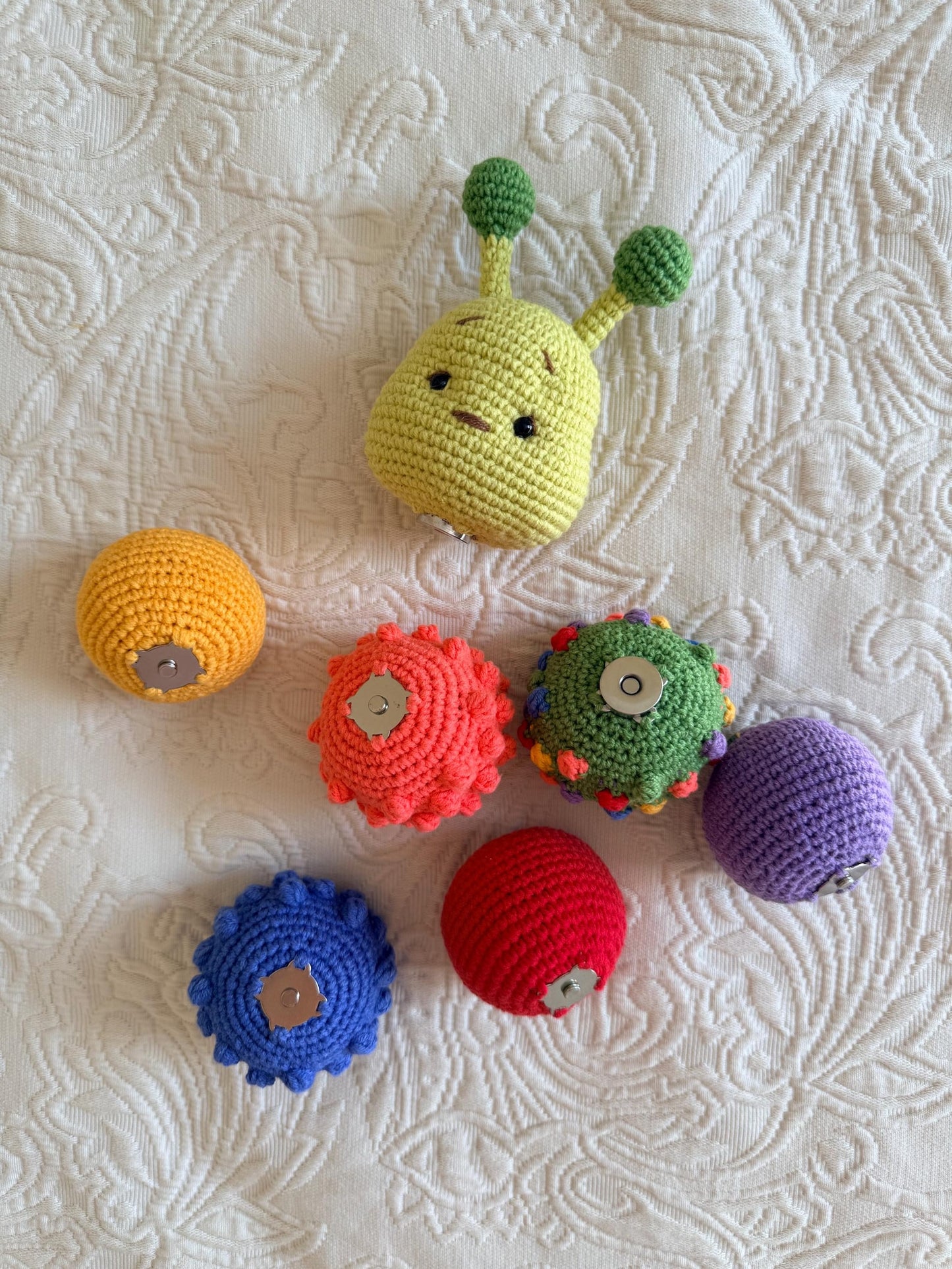 Montessori Caterpillar Crochet Game Pattern
