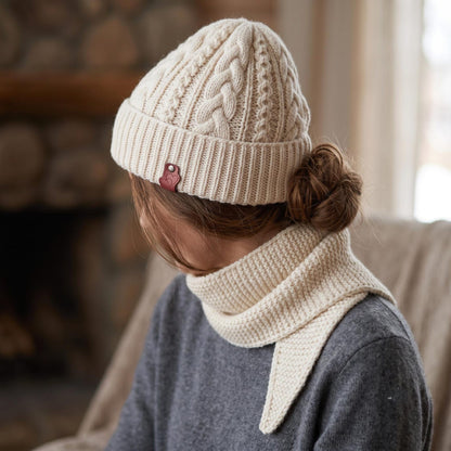 Cozy Aran Beanie Knitting Pattern