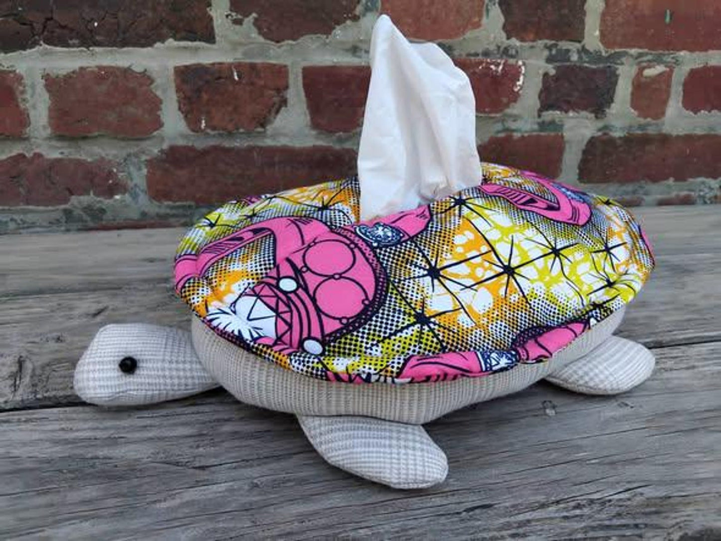 Turtle Touch Tissue Cover Sewing Pattern