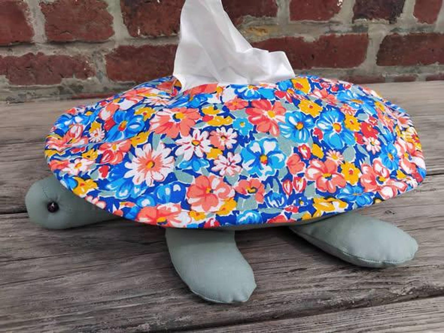 Turtle Touch Tissue Cover Sewing Pattern