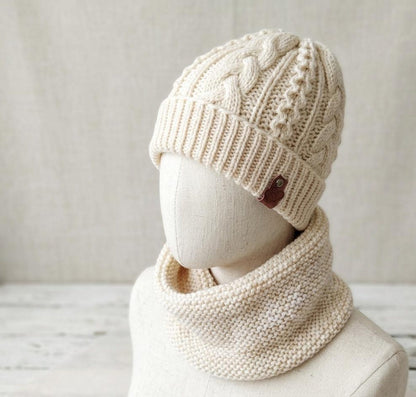 Cozy Aran Beanie Knitting Pattern
