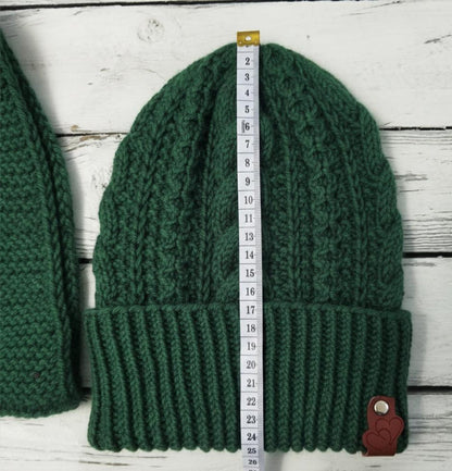 Cozy Aran Beanie Knitting Pattern