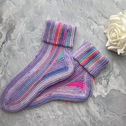 SoftFit Crochet Socks Pattern