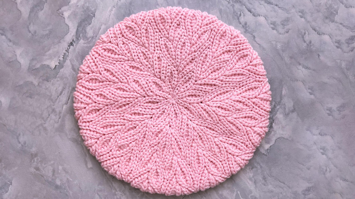 Leafy Luxe Beret Crochet Pattern