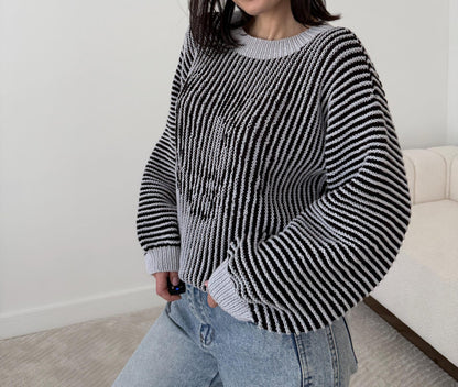 Hidden Aura Sweater Knitting Pattern