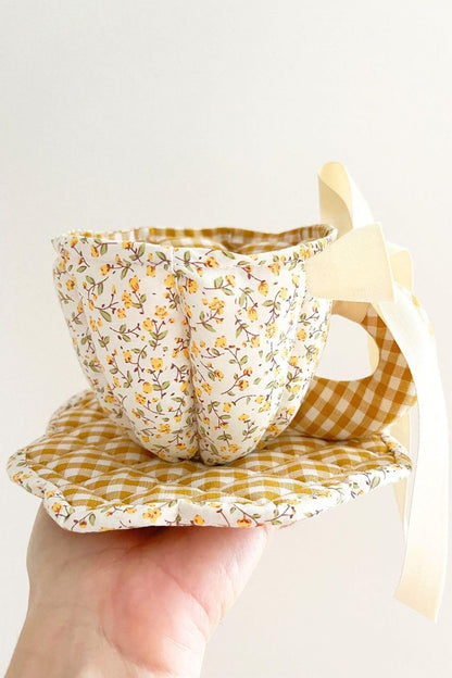 Pretty Fabric Teacup Sewing Pattern