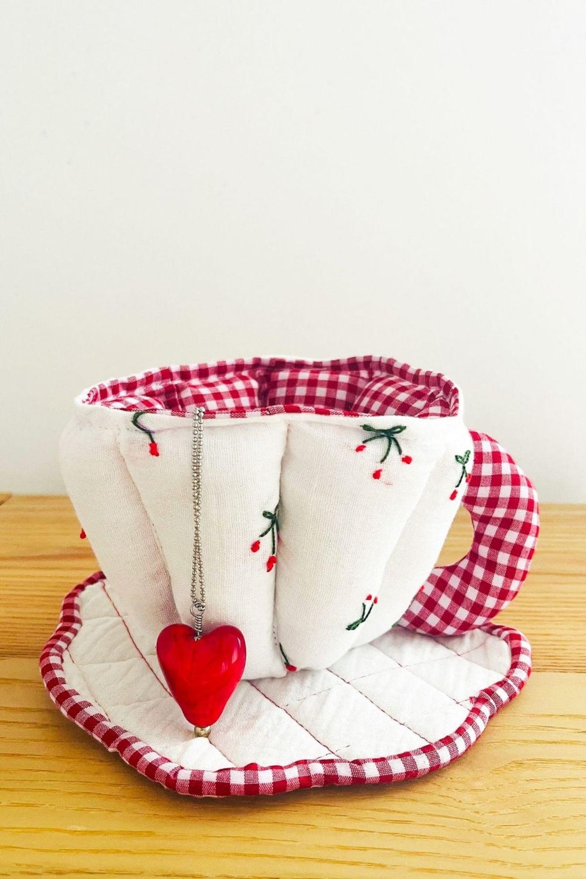 Pretty Fabric Teacup Sewing Pattern